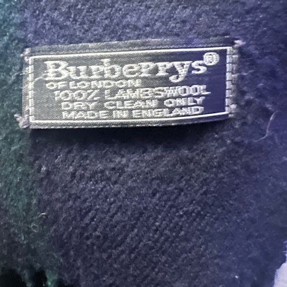 Burberry Lambswool Vintage Navy/Green - Picture 5 of 5